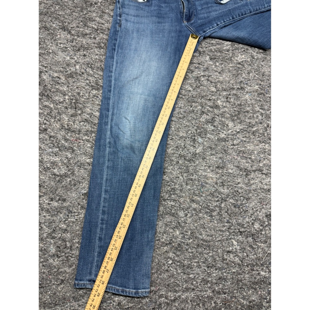 Lucky Brand Mid Rise Sweet Straight Ankle Jeans Blue 10/30 7W12559 - Picture 2 of 14